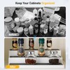 ideamake Spice Rack Organizer, Non-Skid 3-Tier Expandable Spice Rack For