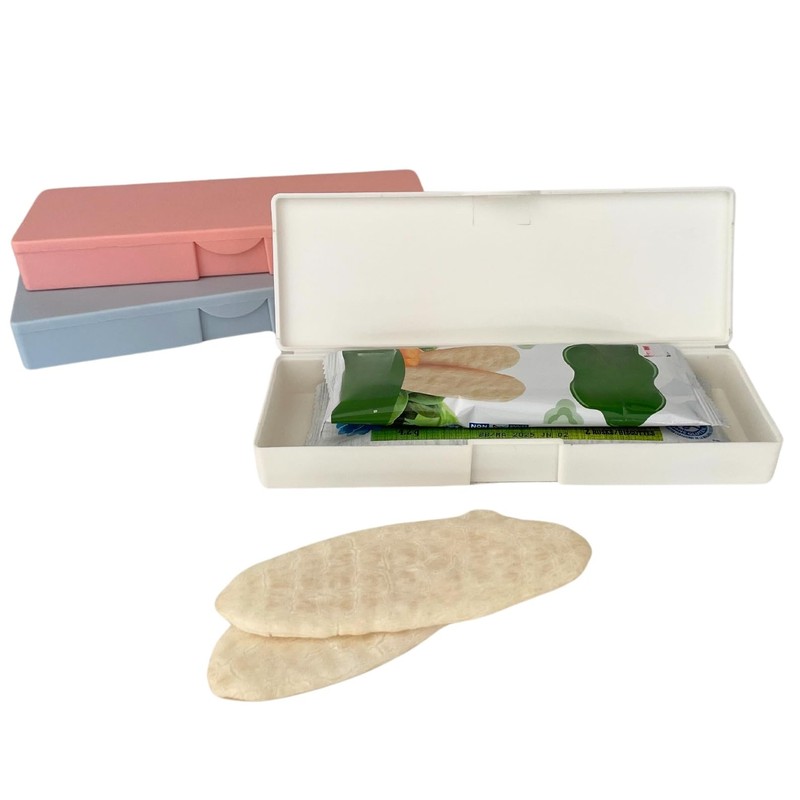 Generic Crush-Proof Baby Cookie Plastic Holder: Diaper Bag Essential (Blue)