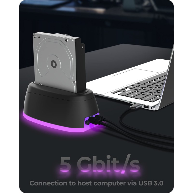 ICY BOX IB-1124L-C3 HDD / Hard Drive Docking Station USB