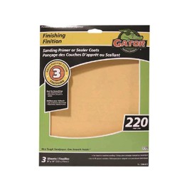 Gator Premium Sanding Sheets, 220 Grit
