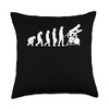 Evolution Spin Cycle Bike Throw Pillow
