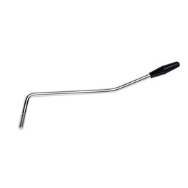 Banworks Electric Guitar Tremolo Arm Metric M6 Whammy Bar with 5.8mm (15/64") Thread for Tremolo Bridges of Squier Strat ST Guitars JT/YB-01 Chrome with Black Tip