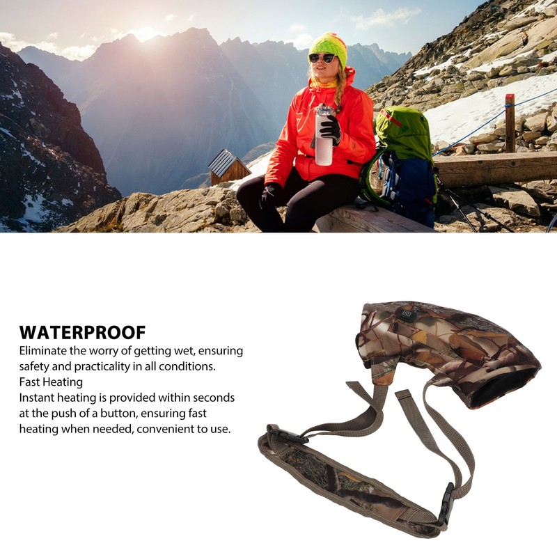 Electric Hand Warmer Pouch USB Adjustable Temperature Fast Heating Warmer