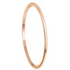 CROWNAL Rare 1mm Thin Rose Gold Tungsten Wedding Band Ring