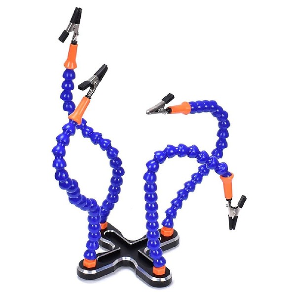 Flexible helfende Hand, dritte Hand Lötstation Helping Hands with 4