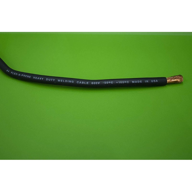 Forney 52865 Battery Jumper Cables, Heavy Duty Number 4, 12-Feet,Black