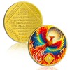 Phoenix of Light 4 Year Sobriety Coin Phoenix NA Sobriety