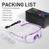 KAPVOE Photochromic Cycling Glasses Men Mountain Bike Glasses Women Clear