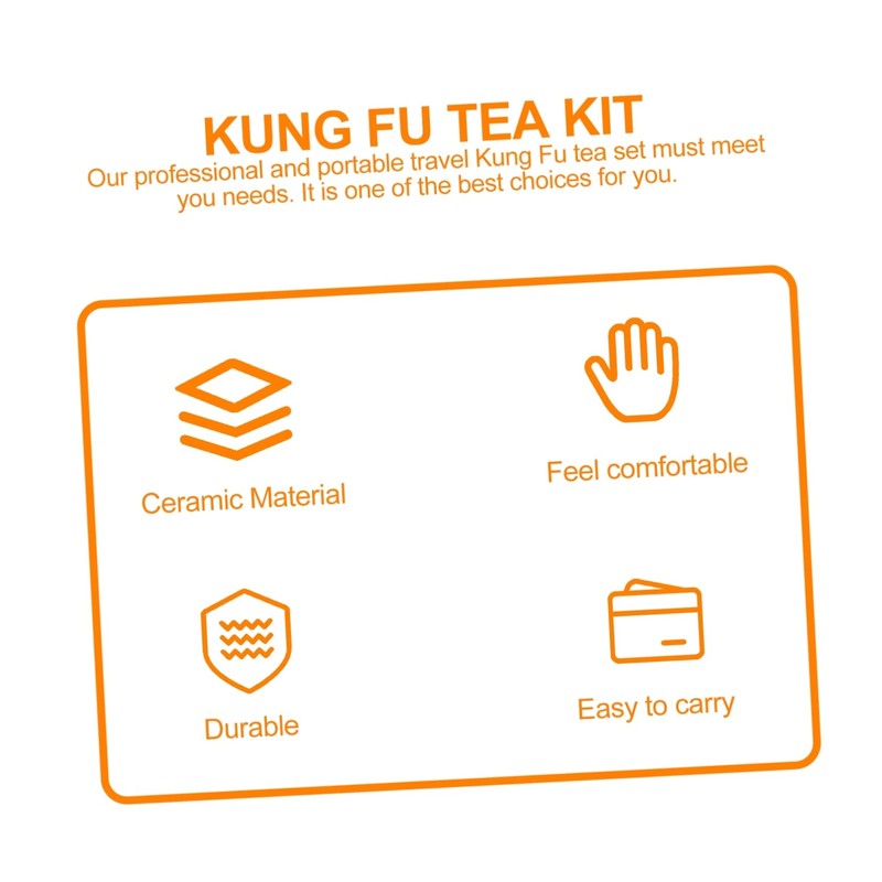 Ciieeo Travel Tea Set Kung Fu Style Ceramic Teapot Cups
