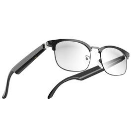 AI Translation Glasses with Over 144 Languages Real-Time Translation, Touch Control, Voice Assistant, Anti-Blue Light, Smart Music Glasses, Great for oversea students, travel and Business Negotiation