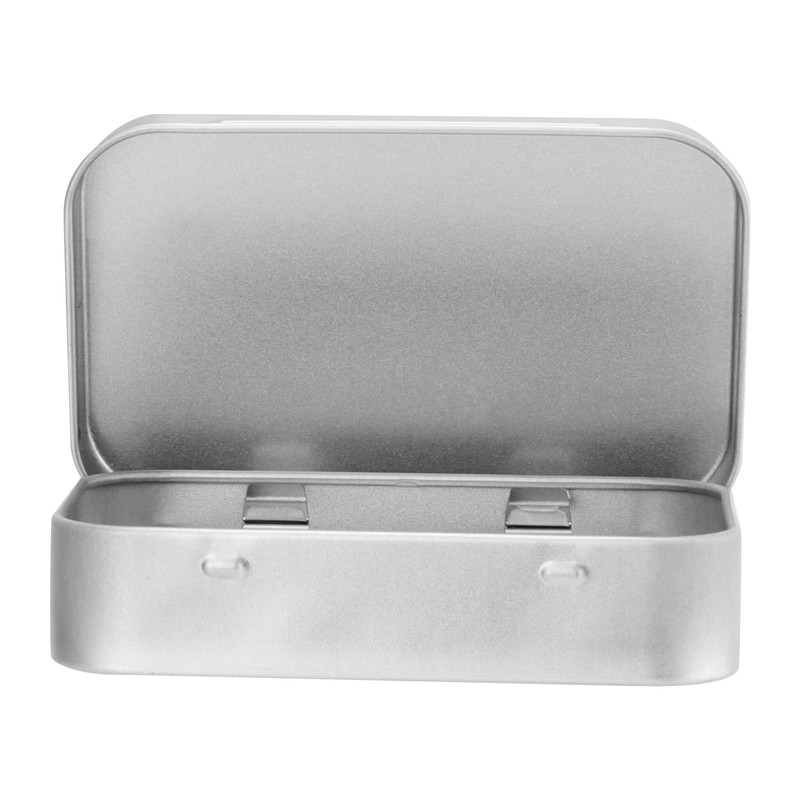SHEUTSAN 80pcs 3.7 x 2.4 x 0.8 Inch Silver Rectangular
