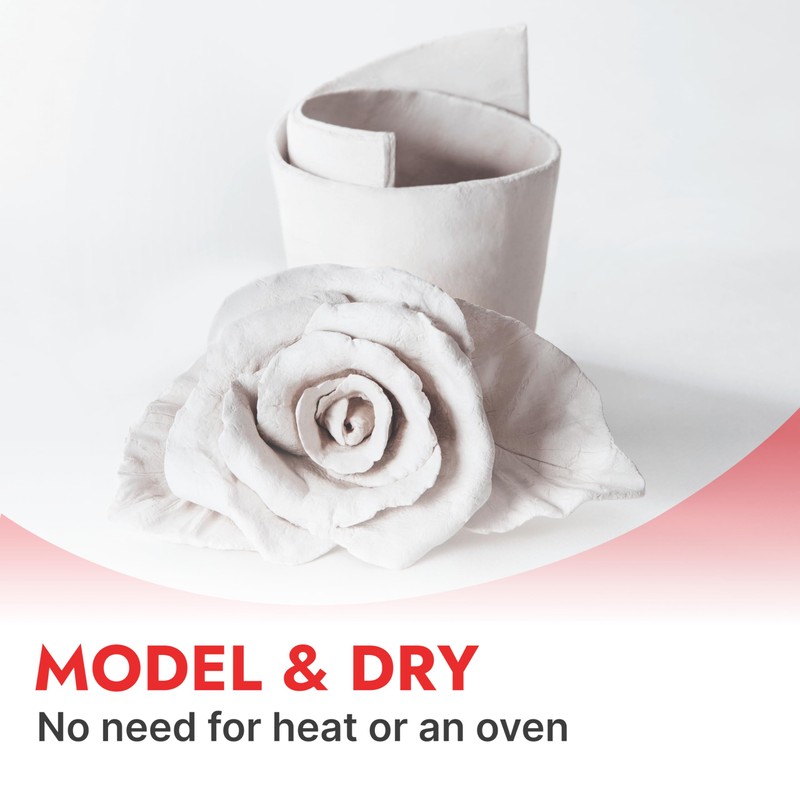DAS DAS White 1 kg Air Hardening Modelling Clay, Non