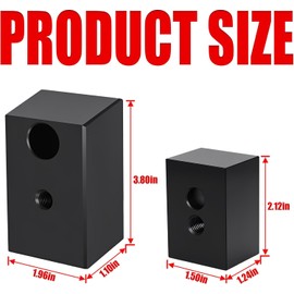CWXEDN Front Seat Riser Spacer Lift compatible with Jeep Wrangler JL JLU 2018-UP,Gladiator JT 2020-UP,fixed 1-1/4" Blocks Jackers Recline, More Comfort for Tall People(1 seat) (1-1/4" Riser)
