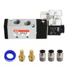 RIH Pneumatics Solenoid Valve 4V310-10 12V/24V/110V Series Single Coil Pilot-Operated