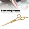 Hair Cutting Shears Stainless Steel Incisive Curved Handle Hairdressing Scissors