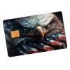 YOURSOCREATION Eagle USA FLAG Patriotic Credit Debit Card Skin Cover