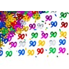 90th Birthday Confetti Foil - Multi-Colour - 28g