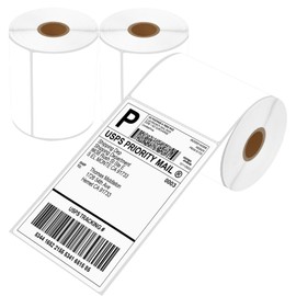 KCMYTONER 3 Rolls (250 Labels/Roll) 4" x 6" Direct Thermal Labels, Barcode Shipping Address Labels Compatible for Zebra, Rollo and Most Other Thermal Label Printers