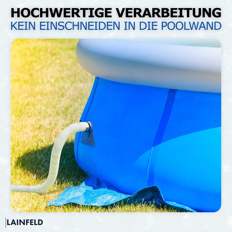 LAINFELD 2 x pool hose holder, 38-47 mm, pool hose