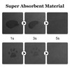 YCTMALL Pet Feeding mat Dog and cat Food Bowl mat