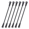 6PCS Guitar Effect Pedal Cables 6.35mm Elbow Right Angle Connector