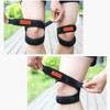 CONVELIFE Dual Patella Knee Strap (Black, 1 Count (Pack of
