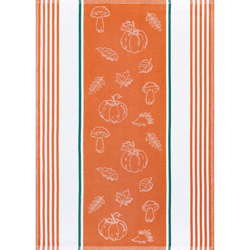 Kracht Half-Linen Tea Towels Autumn 50 x 70 cm Pack