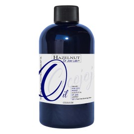 Hazelnut Oil 4 oz 100% Pure Natural Cold Pressed Unrefined Extra Virgin Hazel Nut Oil - Therapeutic Grade A for Hair Skin Body Nail and Beard