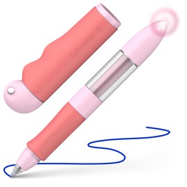 Schneider 188738 Base Senso Rollerball Pen for Beginners to Write - Pink / Red
