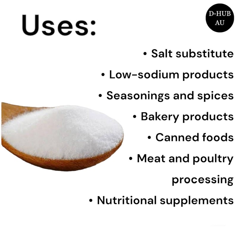 D-HUB AU: 250g Potassium chloride powder salt substitute | Potassium