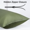 100% Cotton Body Pillow Case Cover with Zipper, Wrinkle-Free, Super