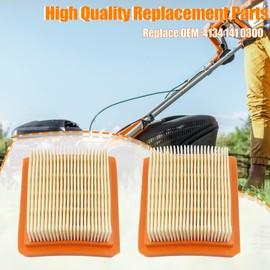 Mtanlo Air Filter for Stihl FS120 FS200 FS250 FS300 FS350 FS400 FS450 Replaces 4134 141 0300 Air Filter Kit with BPMR7A Spark Plug Petrol Filter