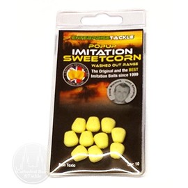 Enterprise Tackle Pop Up Sweetcorn - Washed Out Yellow - Unflavoured - 10 Pieces