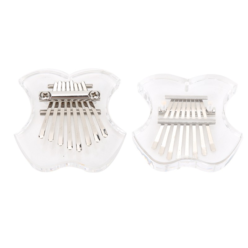 Thumb Piano Crystal Mini Portable Fruit Mbira Music Instrument for