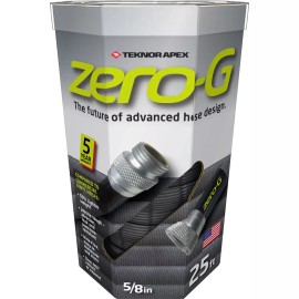 Teknor Apex Zero G 5/8-in x 25-ft, 50-ft OR 100-ft Premium-Duty Kink Free Woven Garden Hose - 25