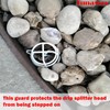 (4 Pack) TunaMax White Fire Sprinkler Head Cover Cage Guard