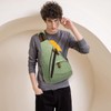 Canvas Sling Bag - Small Crossbody Backpack Shoulder Casual Daypack