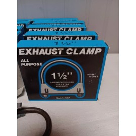 ALL PURPOSE 10 Pieces 1 1/2" I.D. MADE IN USA  Exhaust Hanger 1.5" U Bolt Clamp