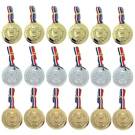 KINOKINO Medals, Set of 18, Gold Medal, Silver Medal, Bronze Medal, 6 Each, Sports Festival, Goods