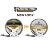 Yardworks 5/8"x100' Premium Duty Vinyl Garden Hose Industrial Female Coupling