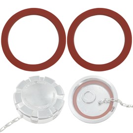 LOBIUTIYA 2 Pack 3 1/2" FKM Fuel Tank Cap Gasket for Kenworth T800B and Other Kenworth Class 8 Models Commercial Truck Fuel Cap K22-1029