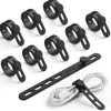 Lamicall Organizador de Cables 10 Piezas - Reutilizable Lavable Silicona