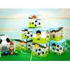 Papierdrachen 24 Advent calendar boxes - green with football players