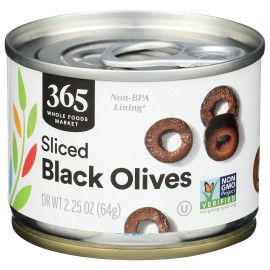 365 by Whole Foods Market, Ripe Sliced Olives, 2.25 Ounce