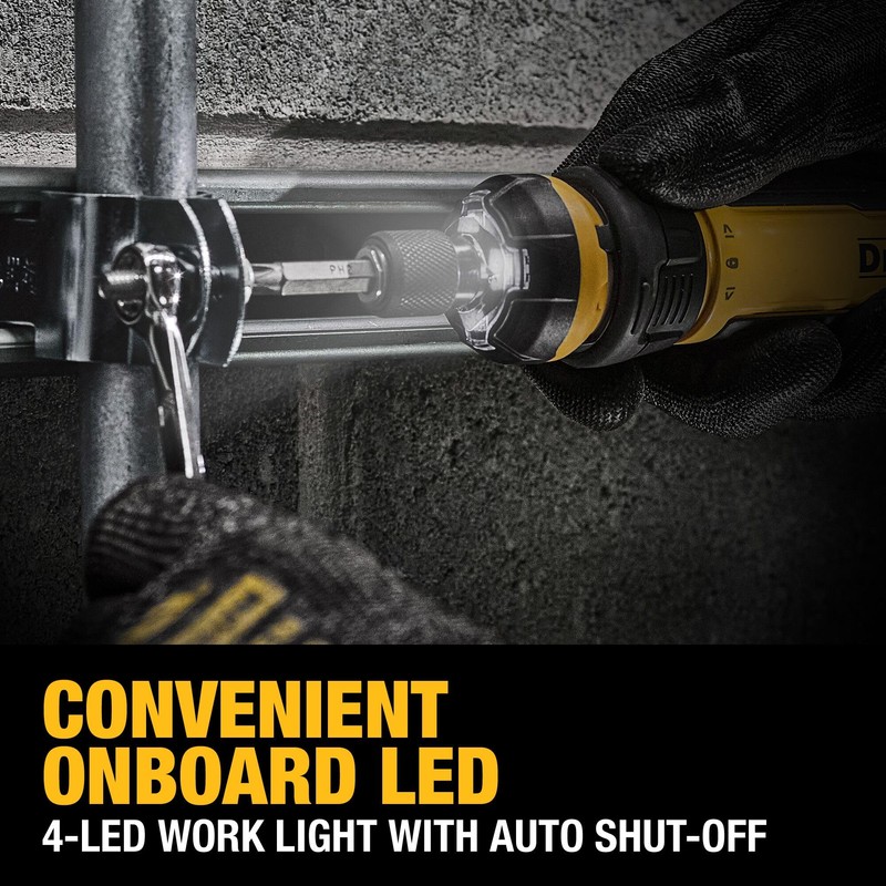 DEWALT Cordless Screwdriver, 4V USB Rechargeable Electric Screwdriver with 12