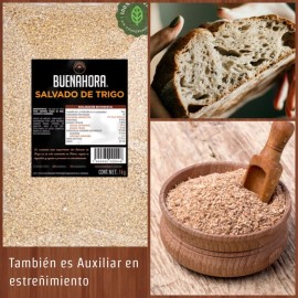 100% Pure Salvado De Trigo Fibra Para Una Mejor Salud 1 KG 100% NATURAL