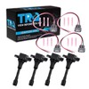 TRQ Ignition Coil Set Compatible with 2016 Nissan Murano