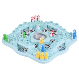 SUPYINI Penguins Board Game, Pop 'n Drop Penguins Toy, Kids Table Game with 16 Colored Penguins, Kids Desktop Dice Board Competition Family Interaction Game