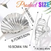 BARTOSI Seashell Claw Clips Metal Starfish Hair Clips Shell Hair