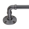Decopolitan 5/8" Pipe Wrap Around Curtain Rod Set, 28 to